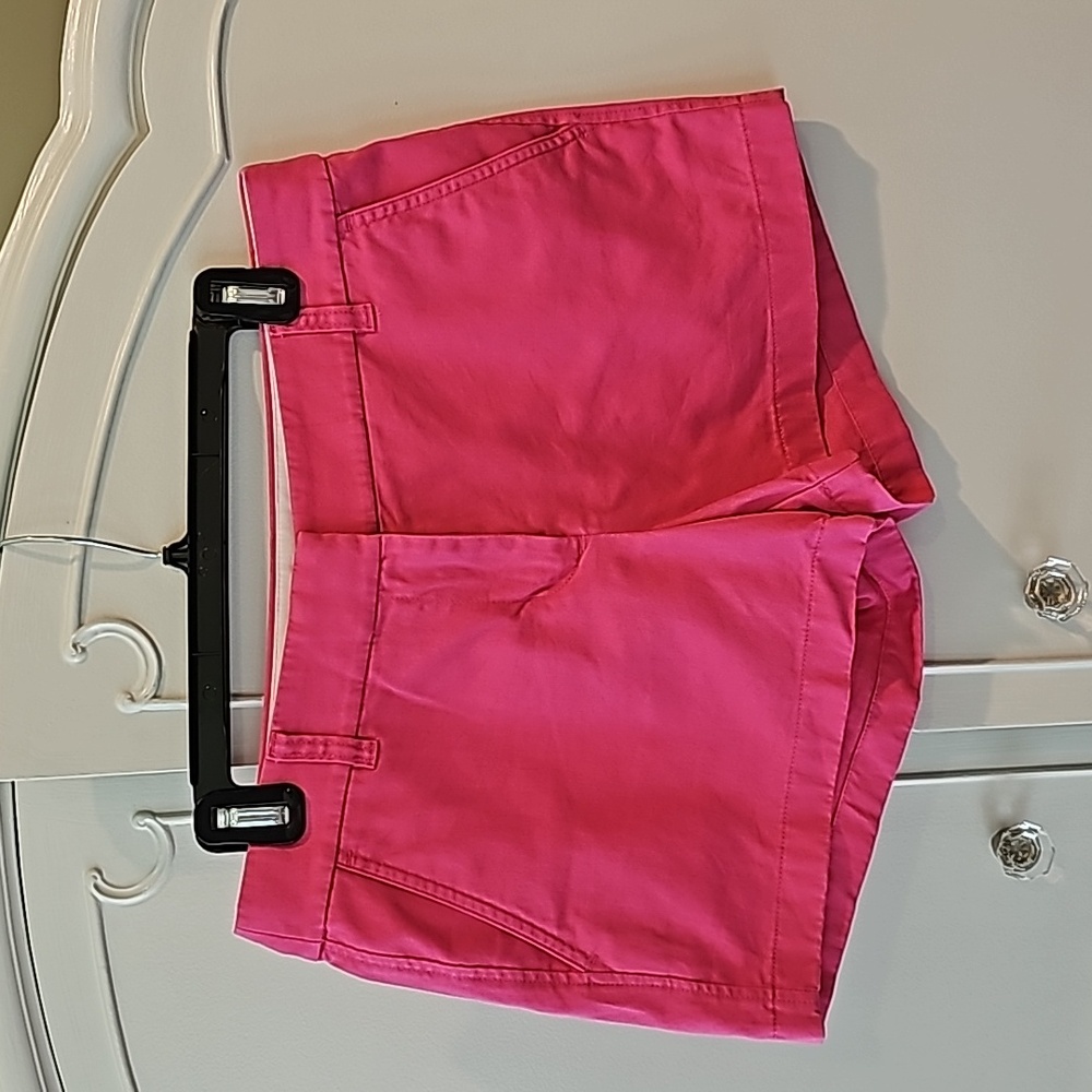 J. Crew chino shorts, 3.5" inseam, pink, size 6
